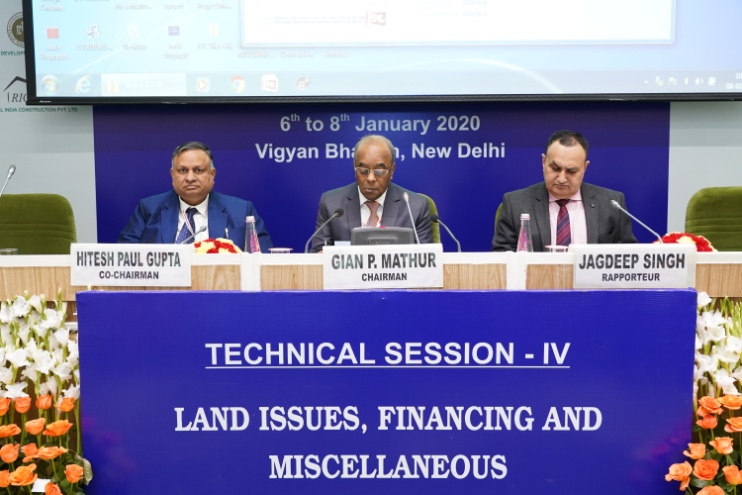 Shri Gian P.Mathur, Chairman, Shri H.P.Gupta, Co-Chairman & Shri Jagdeep Singh Rapporteur on dais